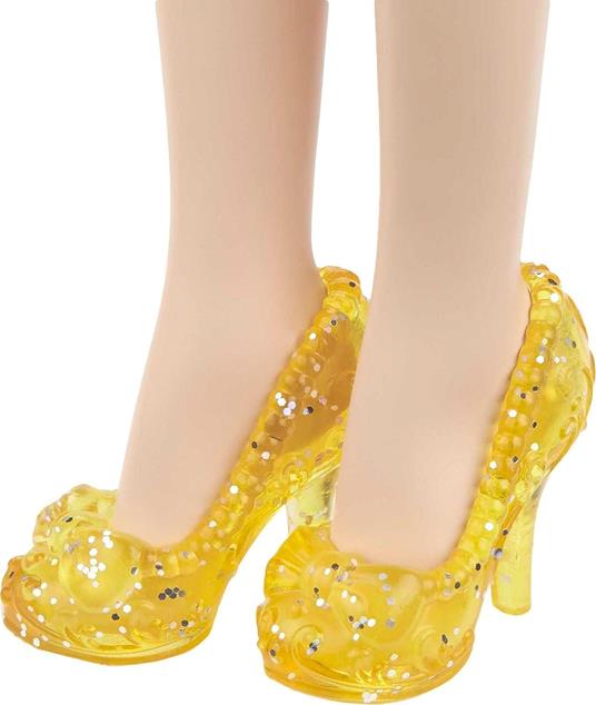 Disney princess  biancaneve bambola snodata, con capi e accessori scintillanti ispirati al film disney - 5