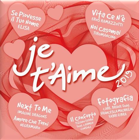 Je t'aime 2019 - CD Audio
