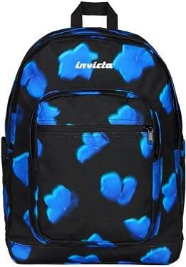 Zaino Jelek Fantasy Grs Invicta Backpack, Nero, blu 32 x 43 x 25 cm