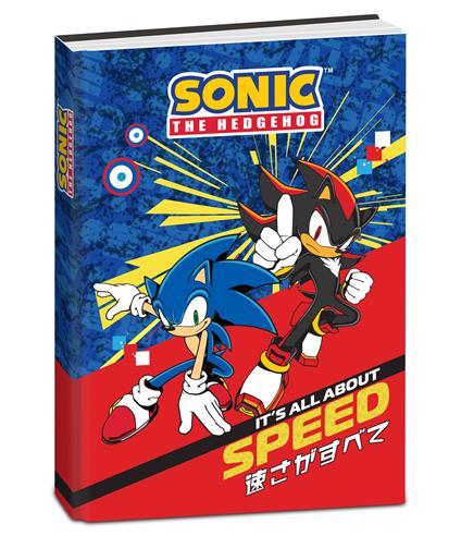 Diario 2027 Sonic The Hedgehog 10 mesi. Rosso