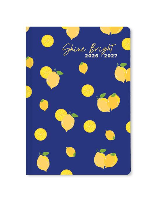 Diario accademico 2026-2027 Citrus A5 Giornaliero Shine bright
