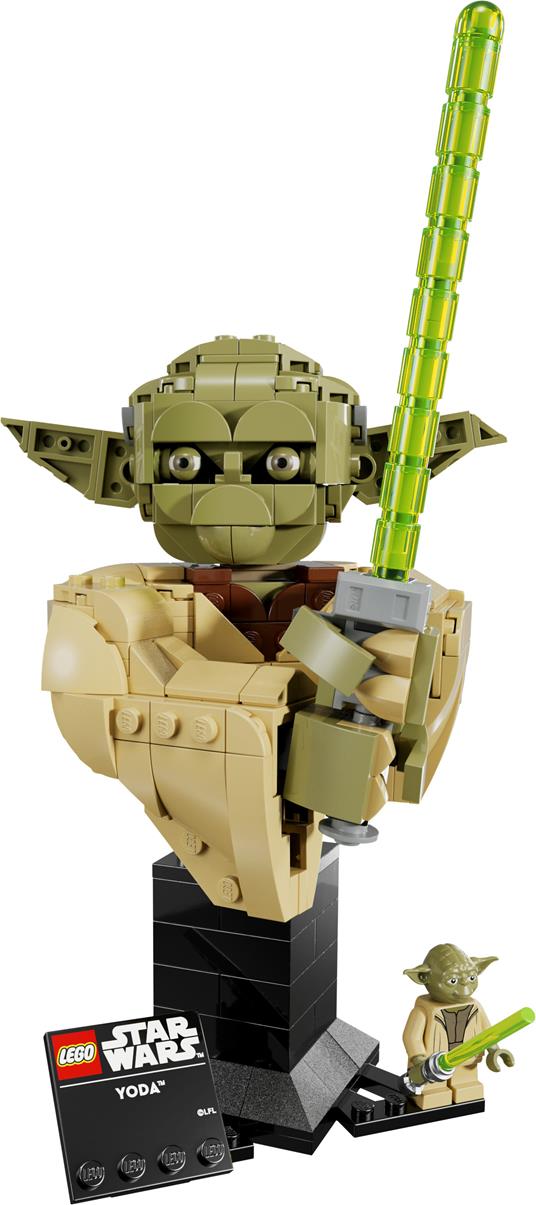 LEGO Star Wars (75438). Busto di Yoda - 2