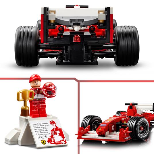 LEGO Icons (11375). Ferrari F2004 e Michael Schumacher - 18