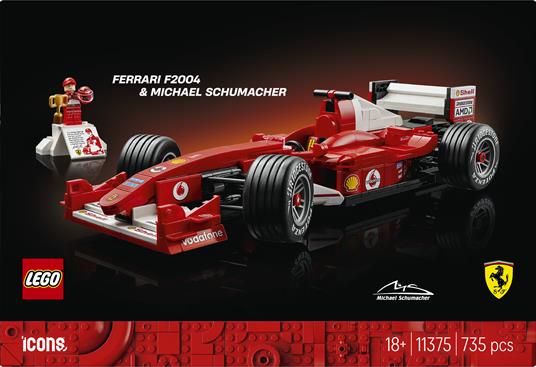 LEGO Icons (11375). Ferrari F2004 e Michael Schumacher - 8