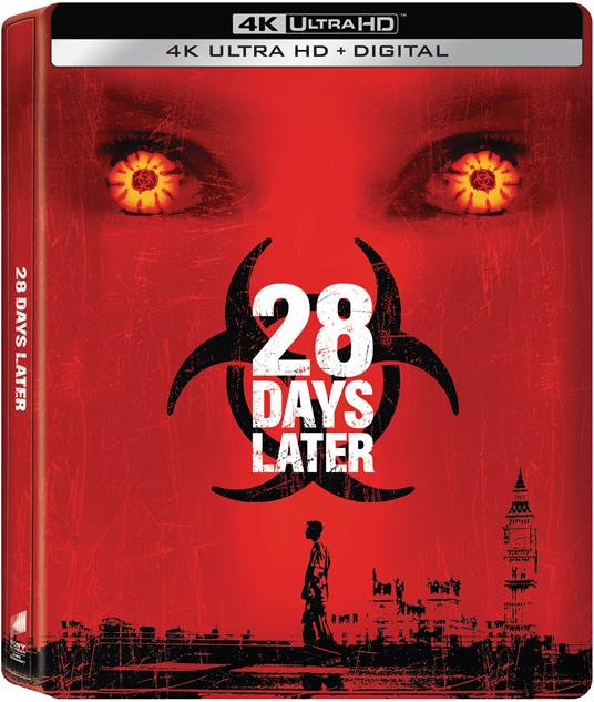 28 giorni dopo. Steelbook (Blu-ray Ultra HD 4K) di Danny Boyle - Blu-ray Ultra HD 4K