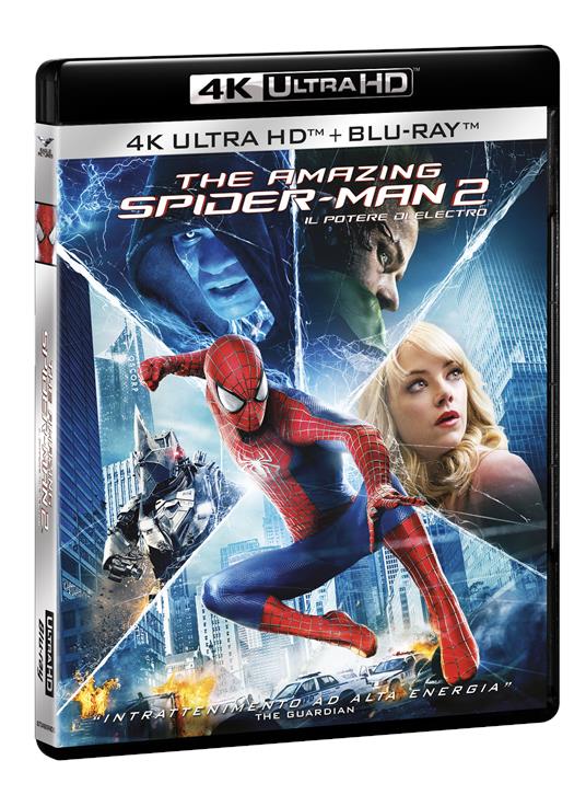 The Amazing Spider-Man 2. Il Potere Di Electro (Blu-ray + Blu-ray Ultra HD 4K) di Marc Webb - Blu-ray + Blu-ray Ultra HD 4K