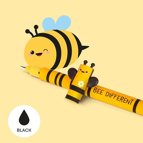LEGAMI Penna gel cancellabile BEE, inchiostro termosensibile, diametro punta 0,7 mm, lunghezza 15 cm, inchiostro nero - 2