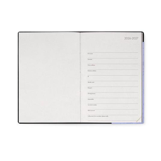 Agenda 16 mesi 2027 settimanale Legami Medium Cosmic Lilac - 2