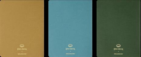 Set di 3 quaderni Moleskine XL a righe Lord od the Rings - 9