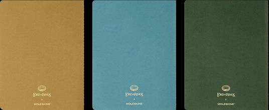 Set di 3 quaderni Moleskine XL a righe Lord od the Rings - 9