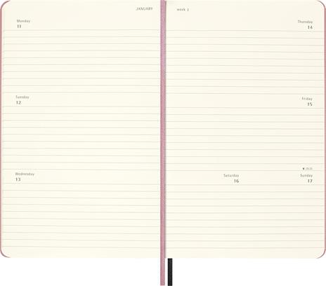 Planner Moleskine settimanale 18 mesi grande Blackpink - 4