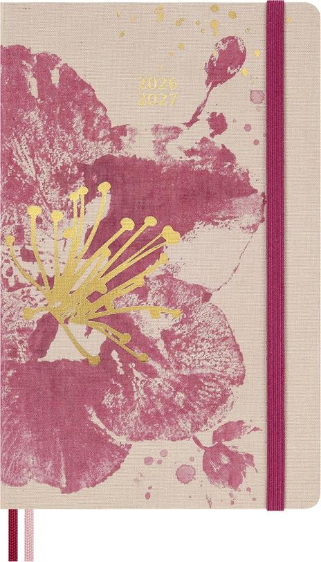 Agenda Moleskine Sakura, 2026-2027, 18 mesi, settimanale, large, limited edition