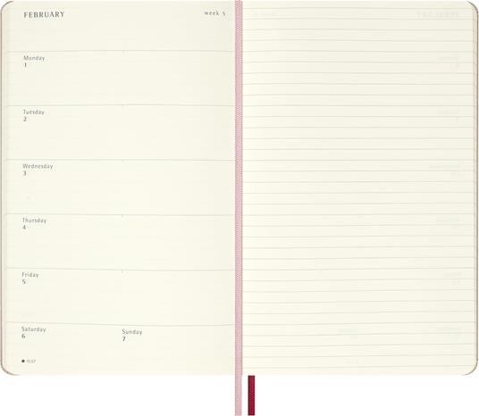 Agenda Moleskine Sakura, 2026-2027, 18 mesi, settimanale, large, limited edition - 4