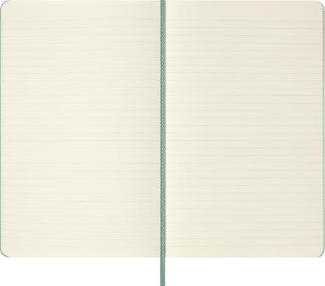Taccuino Moleskine grande a righe  Copertina rigida  Verde Sage - 5