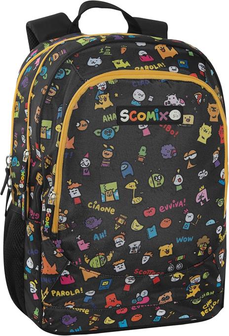 Zaino Organizzato Trolley Staccabile Allover Scomix - 3
