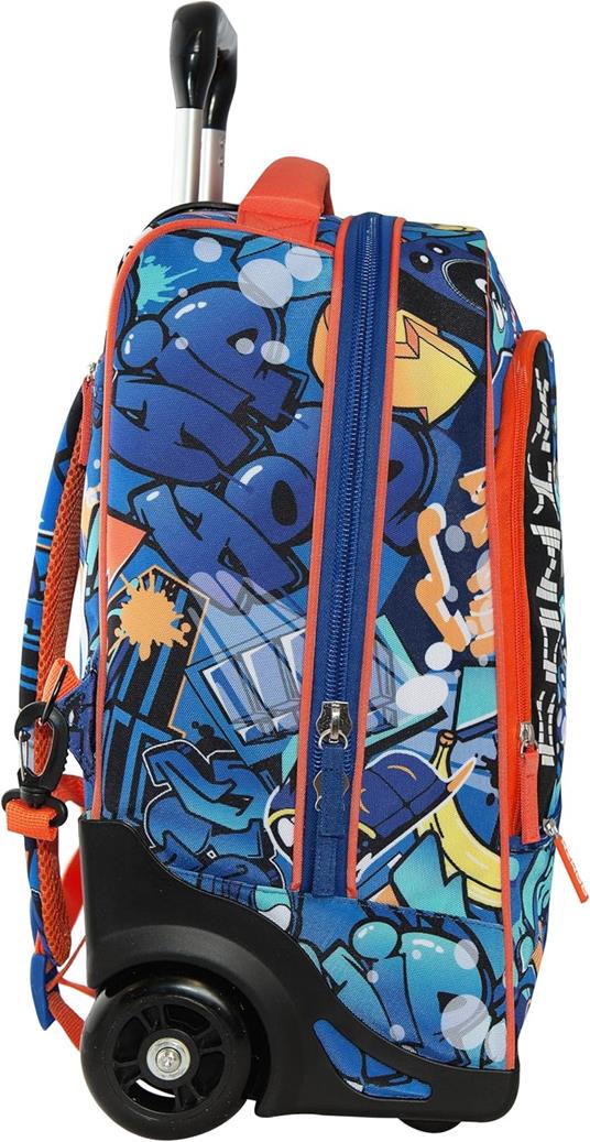 Zaino Trolley con zip e scomparti Comix Ul. Bright Jam Boy - 3