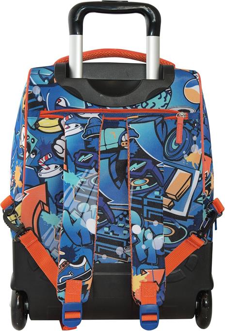 Zaino Trolley con zip e scomparti Comix Ul. Bright Jam Boy - 5