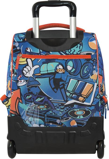 Zaino Trolley con zip e scomparti Comix Ul. Bright Jam Boy - 6