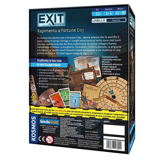 EXIT - Rapimento a Fortune City. Escape Room - Livello Esperto - 4
