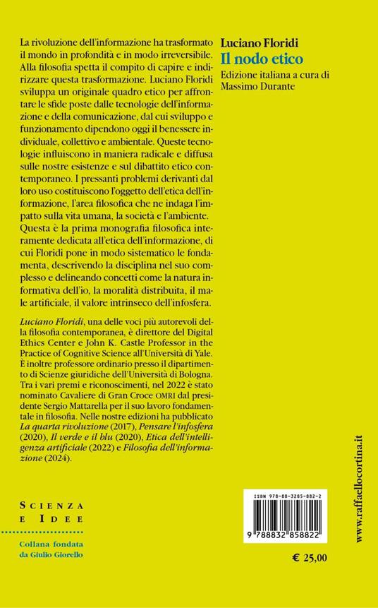 Il nodo etico. Informazione e valori nella società digitale - Luciano Floridi - 3