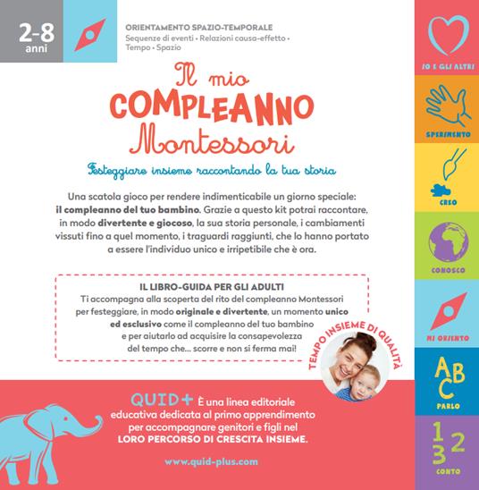 Il mio compleanno Montessori. Ediz. a colori. Con 7 cornici. Con corona della Terra. Con tabellone - Barbara Franco - 8